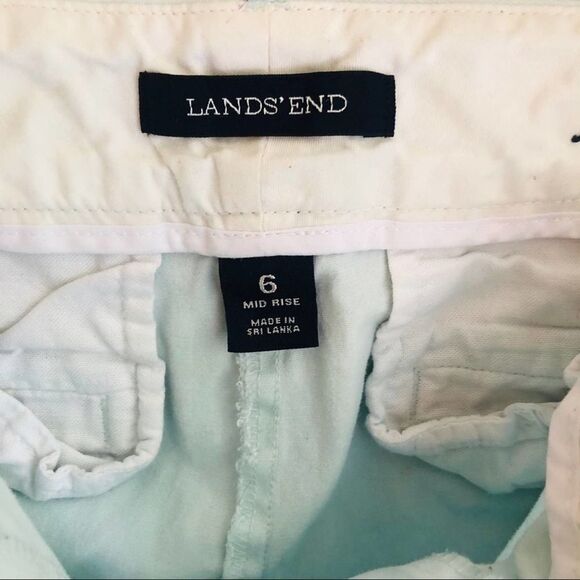 Signature Lands End Baby Blue Shorts - Picture 2 of 3